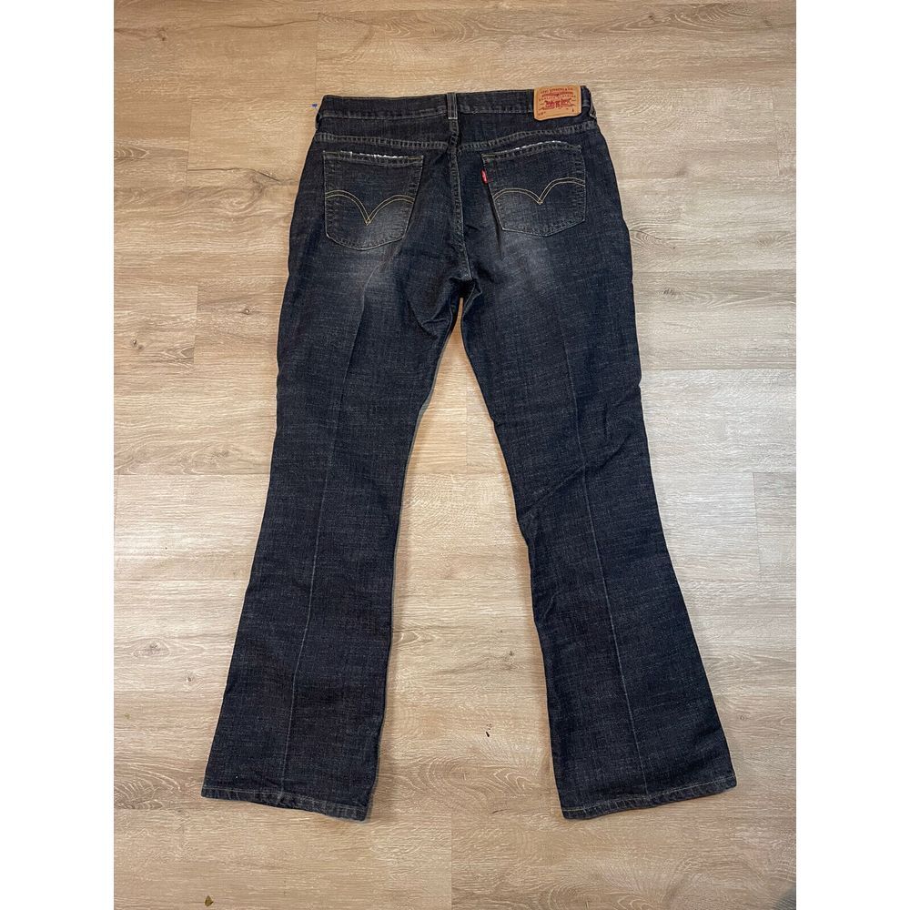 Vintage Levi's 515 Boot Cut Low Rise Size 12 Mis M Black Lower Rise Inseam 30"